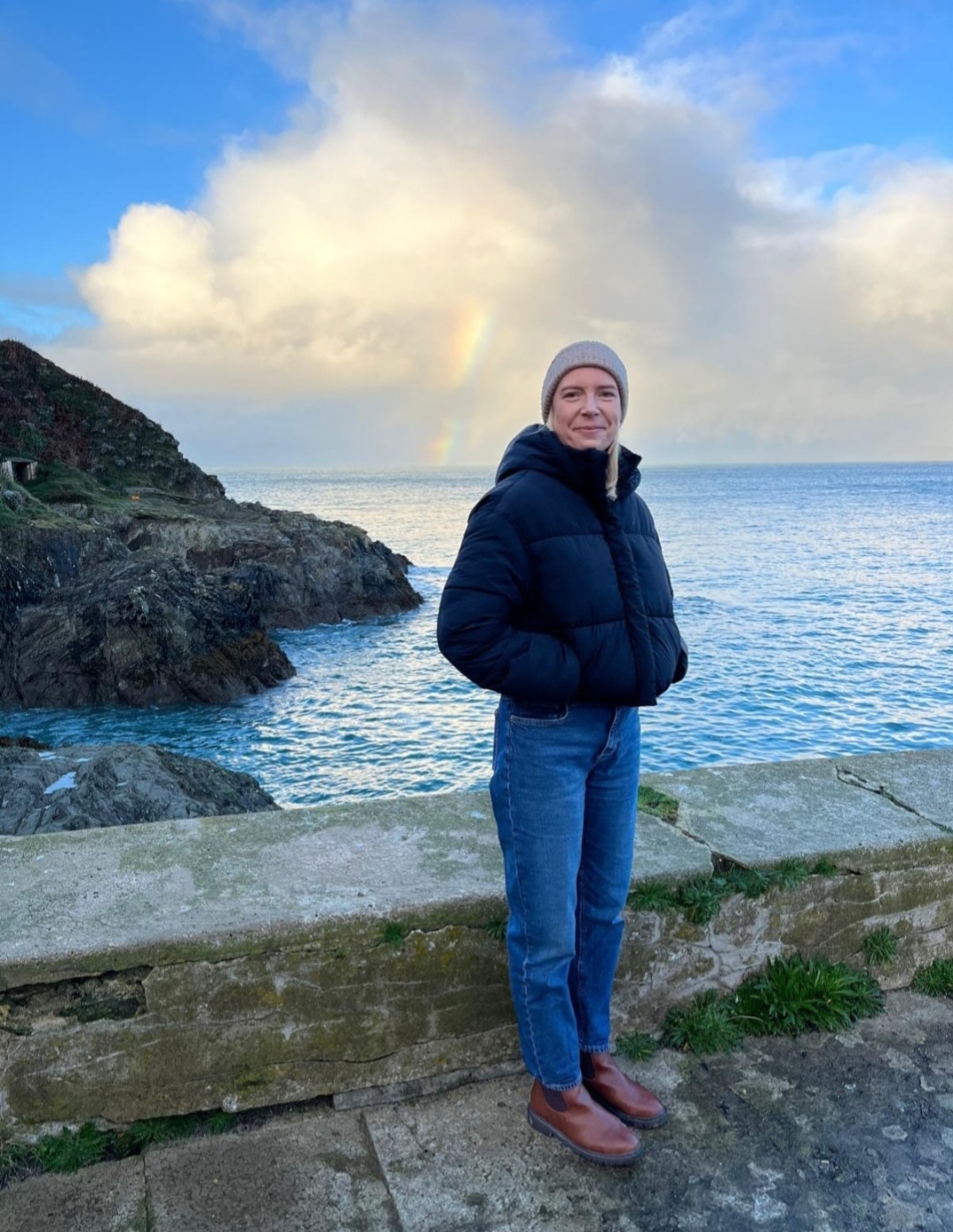 Photo of Kate by the sea