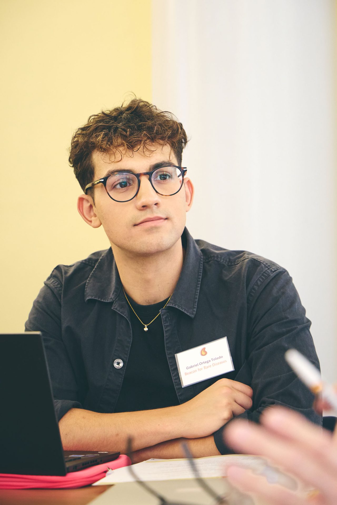 Photo of Niamh at Cambridge Rare Disease Showcase