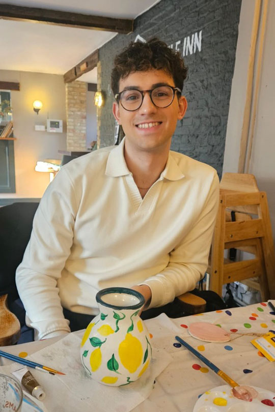 Photo of Niamh at Cambridge Rare Disease Showcase