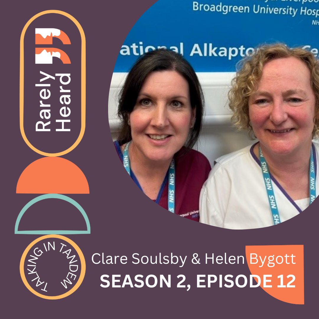 Clare and Helen on a promotional image for the podcast