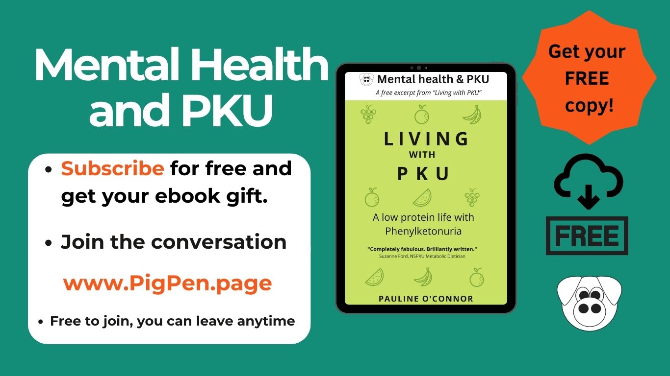 Mental Health and PKU ebook advertisement