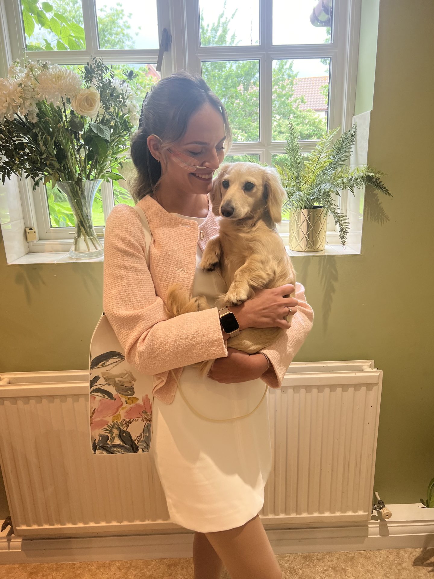 image of Millie and her dog RalphI at home